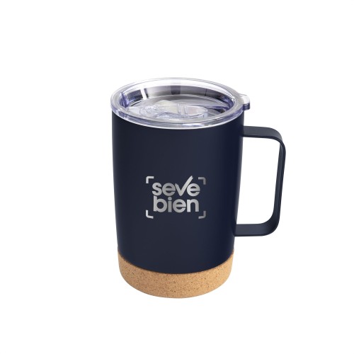 Mug Termico Kork (T762 AZUL) – Articulo Promocional