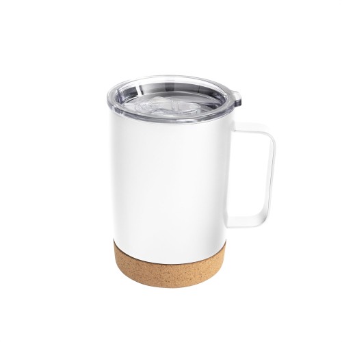 Mug Termico Kork (T762 BLANCO) – Articulo Promocional