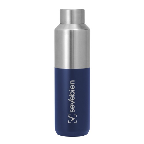 Botella Termica Dash (T744 AZUL + PLATA) – Articulo Promocional